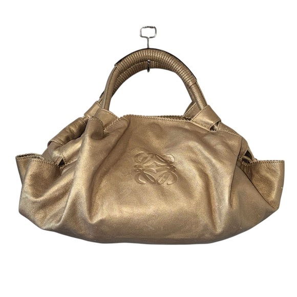 Loewe Napa Aire Cream Anagram Leather Handbag - Picture 1 of 16